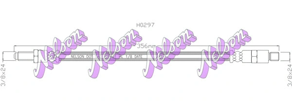 Flexible de frein KAWE H0297