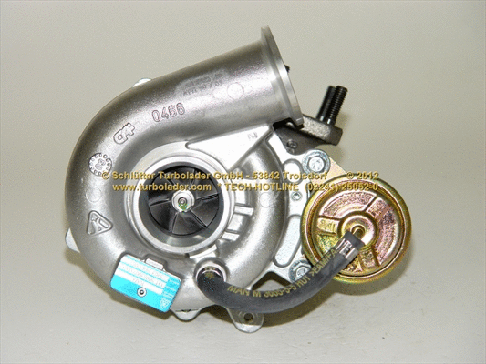 Turbocompresseur, suralimentation SCHLÜTTER TURBOLADER 172-08067
