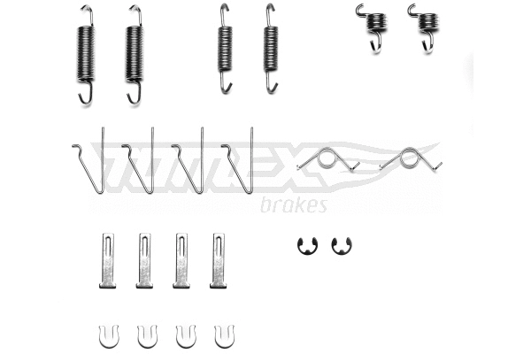 Kit d'accessoires, mâchoire de frein TOMEX Brakes TX 40-40
