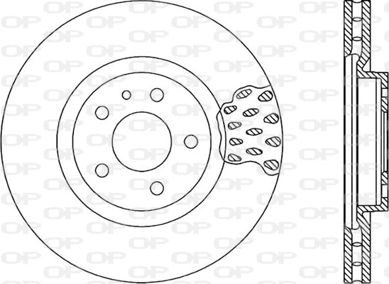 Disque de frein OPEN PARTS BDA1017.20