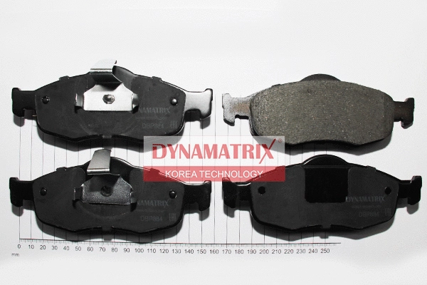 Kit de plaquettes de frein, frein à disque DYNAMATRIX DBP884