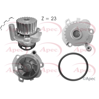 Pompe à eau, refroidissement du moteur APEC AWP1038