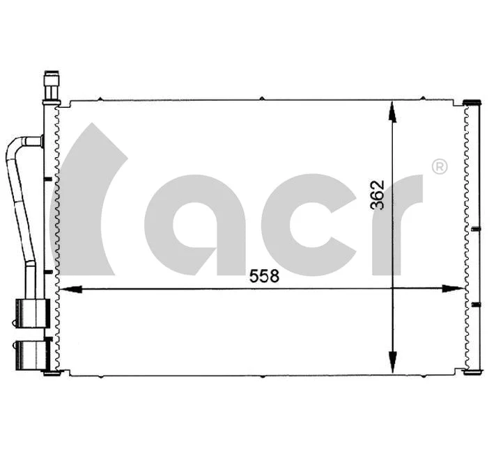 Condenseur, climatisation ACR 300066