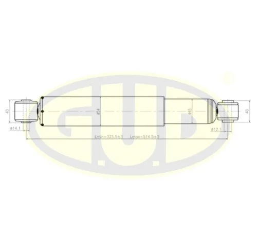 Amortisseur G.U.D. GSA341339