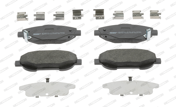 Kit de plaquettes de frein, frein à disque FERODO FDB4824