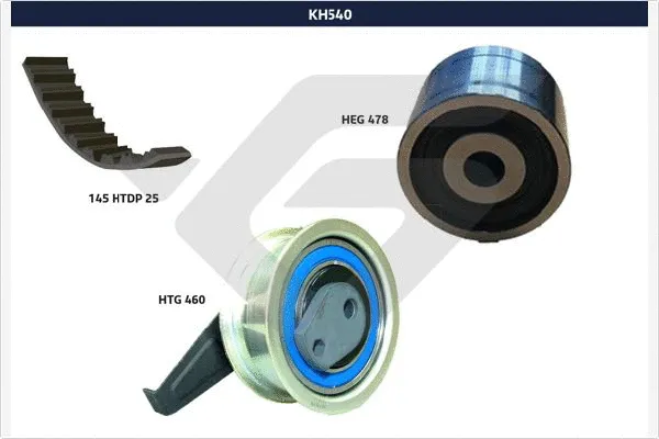 Kit de courroie crantée HUTCHINSON KH 540