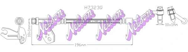 Flexible de frein KAWE H7323Q