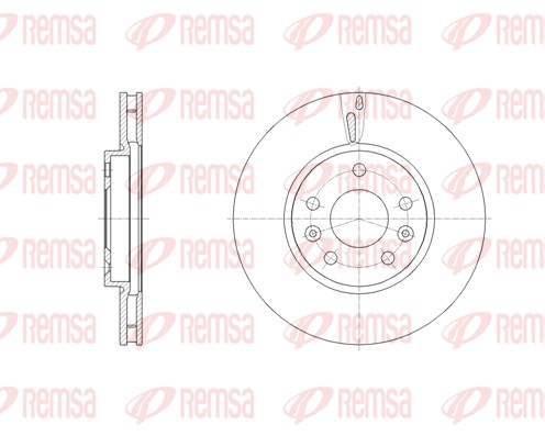 Disque de frein REMSA 62130.10