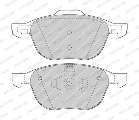 Kit de plaquettes de frein, frein à disque FERODO FDB1594-D