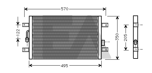 Condenseur, climatisation EACLIMA 30C25020