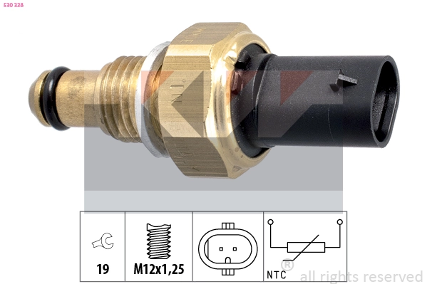 Capteur, température de carburant KW 530 338