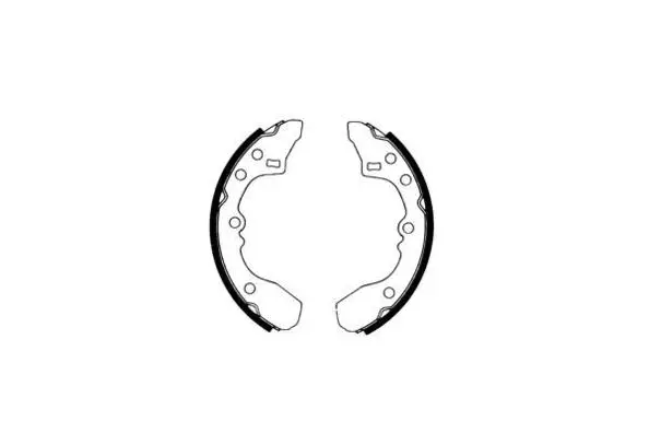 Jeu de mâchoires de frein E.T.F. 09-0376