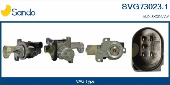 Vanne EGR SANDO SVG73023.1