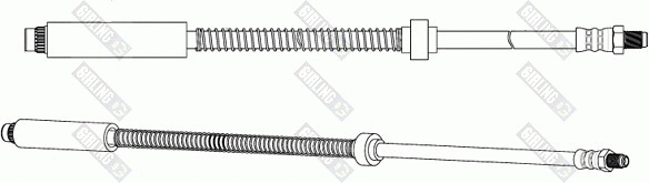 Flexible de frein GIRLING 9002287