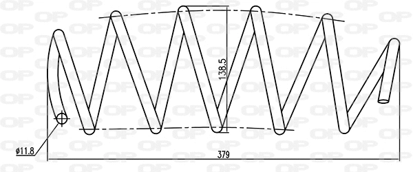 Ressort de suspension OPEN PARTS CSR9003.00