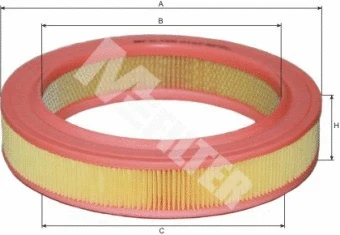 Filtre à air MFILTER A 127