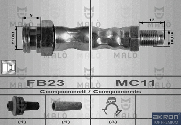 Flexible de frein AKRON-MALÒ 8492
