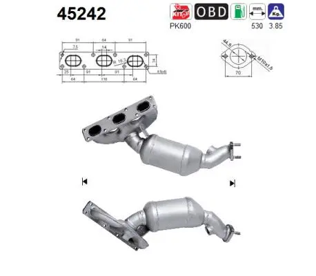 Catalyseur AS 45242