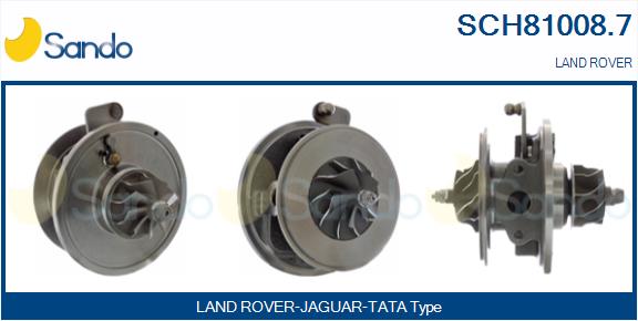 Groupe carter, turbocompresseur SANDO SCH81008.7