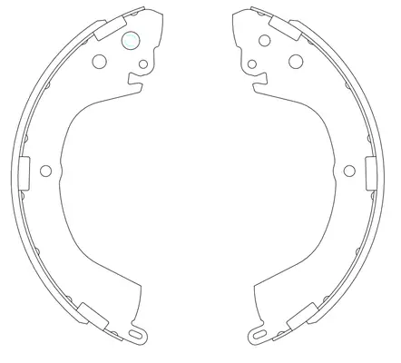 Jeu de mâchoires de frein SB BS23718