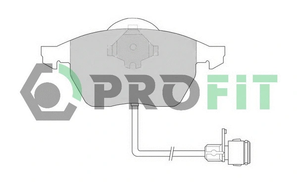 Kit de plaquettes de frein, frein à disque PROFIT 5000-0590 C