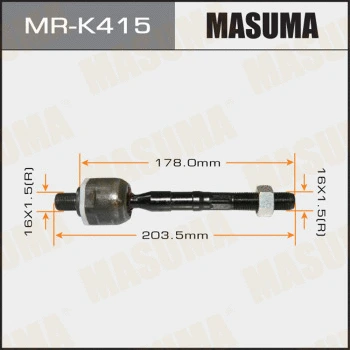 Rotule de direction intérieure, barre de connexion MASUMA MR-K415