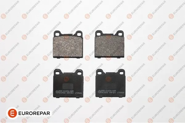 Kit de plaquettes de frein, frein à disque EUROREPAR 1617260880