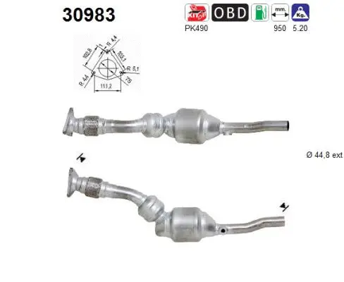 Catalyseur AS 30983