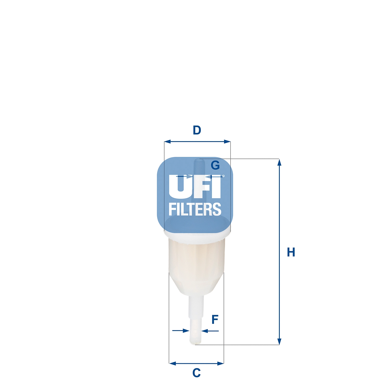 Filtre à carburant UFI 31.009.00