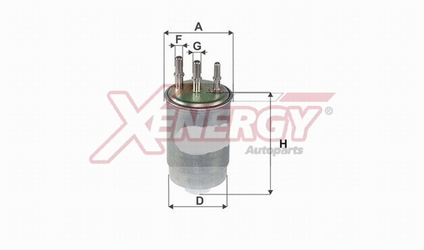 Filtre à carburant AP XENERGY X1598421