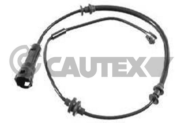 Contact d'avertissement, usure des plaquettes de frein CAUTEX 482537