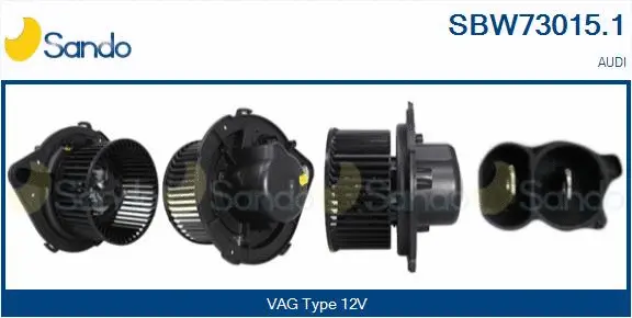 Pulseur d'air habitacle SANDO SBW73015.1