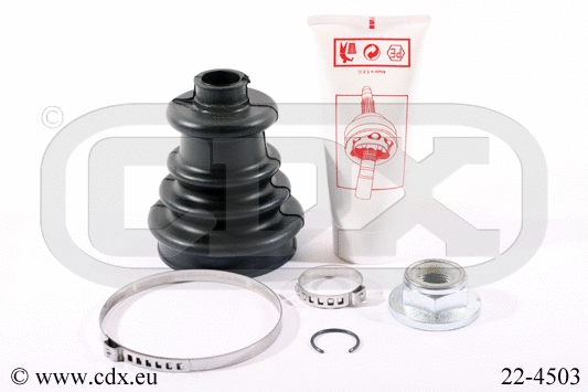 Jeu de joints-soufflets, arbre de commande CDX 22-4503