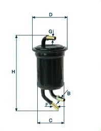 Filtre à carburant UNIFLUX FILTERS XB318