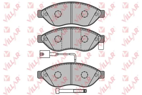 Kit de plaquettes de frein, frein à disque VILLAR 626.1287