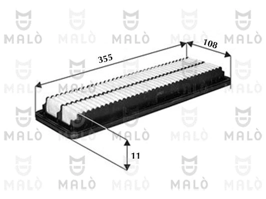 Filtre à air AKRON-MALÒ 1500576