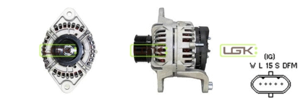 Alternateur LGK 441883