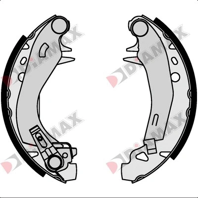 Jeu de mâchoires de frein DIAMAX N01094