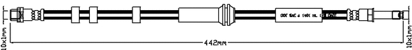 Flexible de frein JURATEK JBH1178