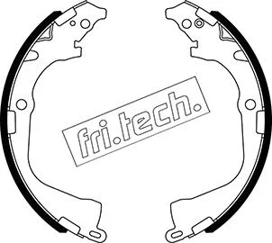 Jeu de mâchoires de frein fri.tech. 1124.290