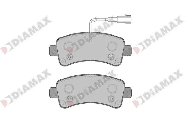 Kit de plaquettes de frein, frein à disque DIAMAX N09854