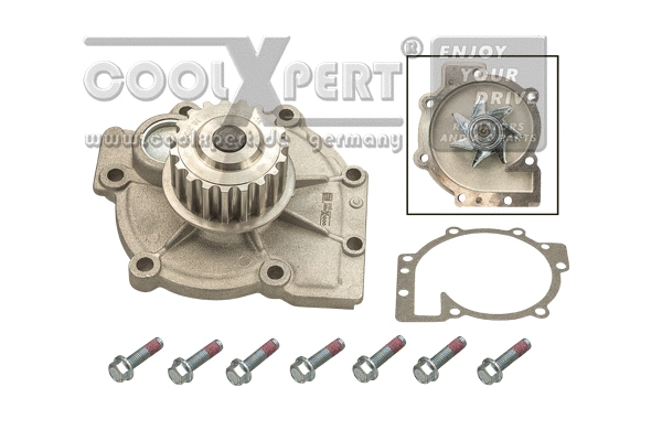 Pompe à eau, refroidissement du moteur BBR Automotive 001-10-25185