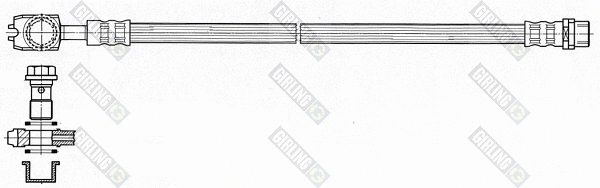 Flexible de frein GIRLING 9004484
