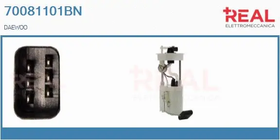 unité d'alimentation de carburant REAL 70081101BN