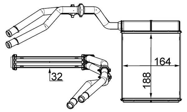 Système de chauffage MAHLE AH 257 000S