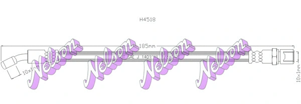 Flexible de frein KAWE H4518