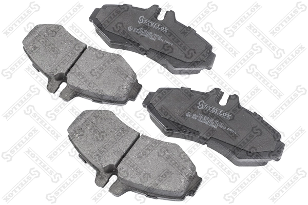 Kit de plaquettes de frein, frein à disque STELLOX 712 000B-SX