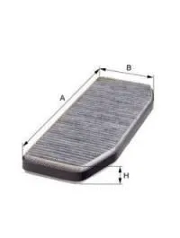 Filtre, air de l'habitacle UNIFLUX FILTERS XC104