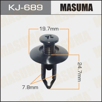 Clip, enjoliveur MASUMA KJ-689