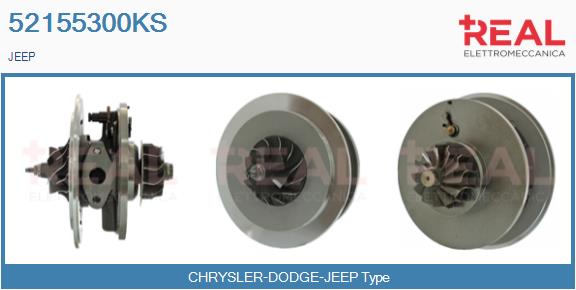 Groupe carter, turbocompresseur REAL 52155300KS